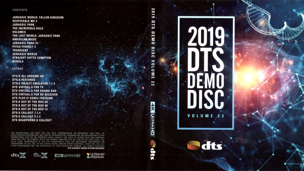 2019 DTS Demo Disc Vol. 23